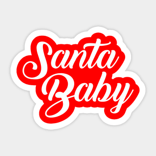 Santa Baby Sticker